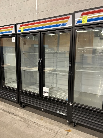 TRUE SELF CONTAINED TWO GLASS DOOR COOLER