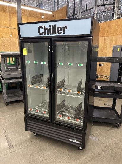 TRUE SELF CONTAINED TWO GLASS DOOR COOLER