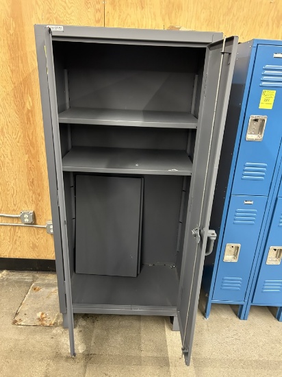 36IN X 24IN X 78IN HEAVY DUTY METAL STORAGE CABINETS