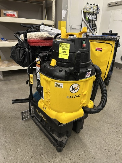 KAIVAC PORTABLE SHOP VAC AND CART