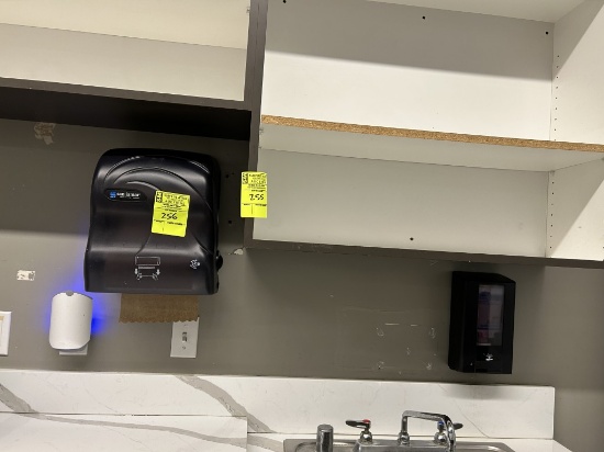 SOAP AND PAPER TOWEL DISPENSER