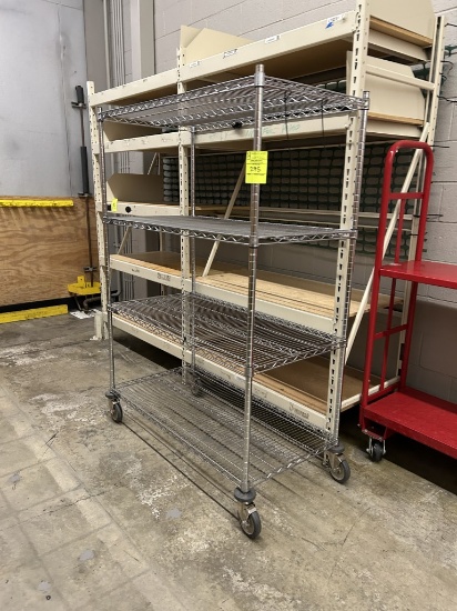 48IN X 24IN X 67IN METRO RACK ON CASTERS