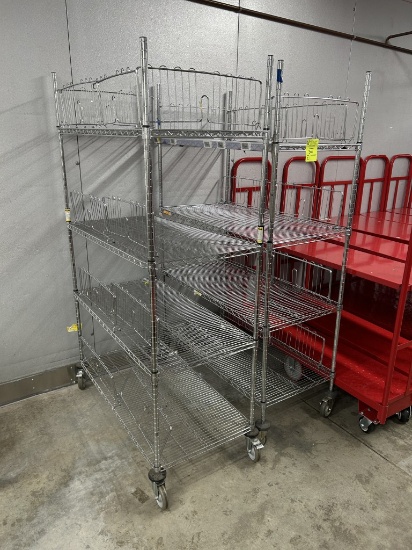 48IN X 24IN X 80IN METRO RACKS ON CASTERS