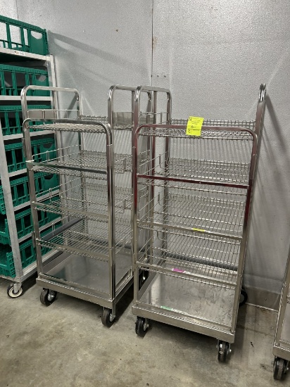 STAINLESS STEEL DAIRY STOCKING CARTS
