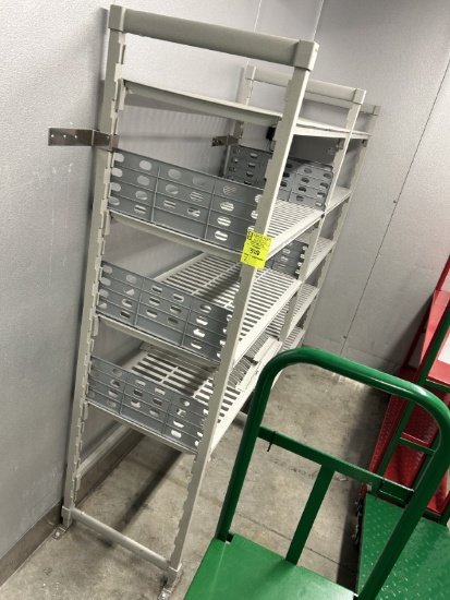 2 Sections Of Cambro Plastic Cooler Shelving
