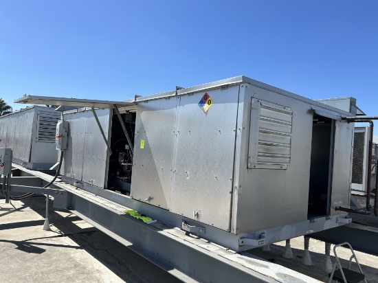 HILL PHOENIX 4 PUMP ROOFTOP COMPRESSOR RACK W/ HOUSING