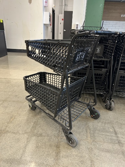 TWO-BASKET SHOPPING CARTS