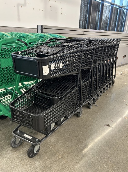 TWO-BASKET SHOPPING CARTS