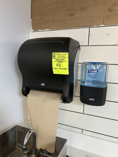 SOAP AND PAPER TOWEL DISPENSER