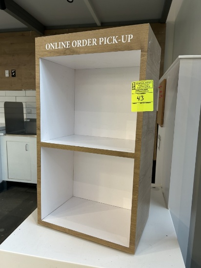 Tabletop Mobile Order Pickup Cubby