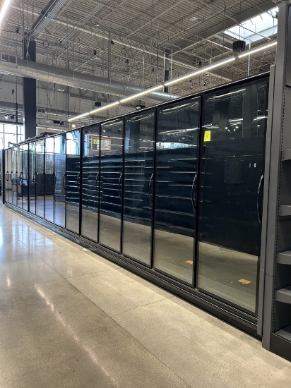 30 DOOR RUN OF 2019 HILL PHOENIX LOW TEMP ISLAND CASES