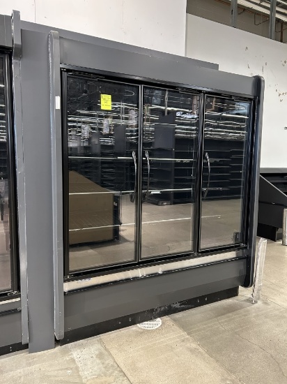 2019 HILL PHOENIX 6FT MULTIDECK CASE W/ MED TEMP DOORS