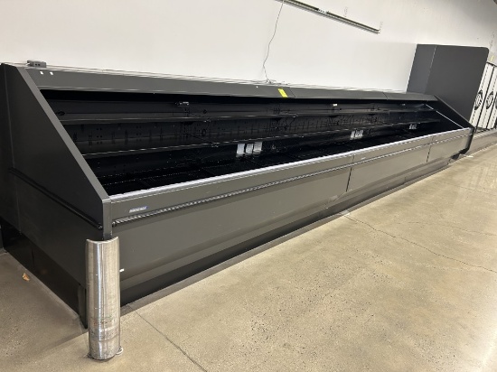24FT RUN OF 2019 HILL PHOENIX MULTIDECK LOW PROFILE 3 DECK CASES