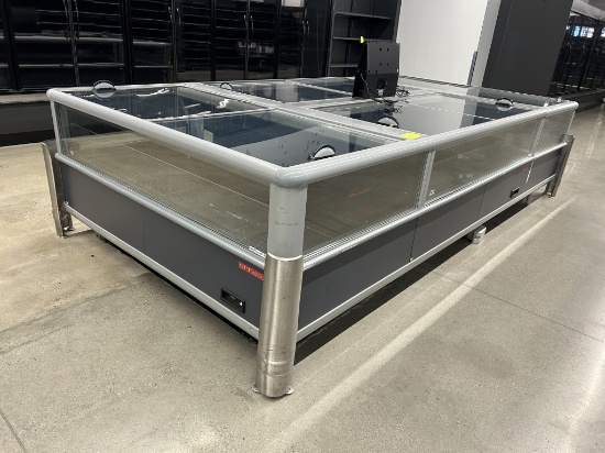 3 CASE SETUP OF 2019 ARNEG REMOTE DUAL TEMP BUNKERS W/ SLIDING DOORS