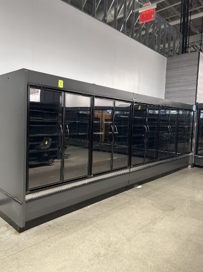 20ft Run Of 2019 Hill Phoenix Multideck Cases W/ Med Temp Doors