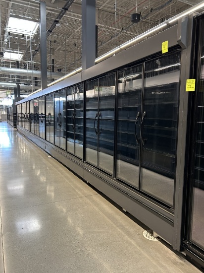 56ft Run Of 2019 Hill Phoenix Multideck Cases W/ Med Temp Doors