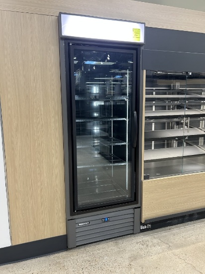 2024 Hussmann Single Glass Door Freezer