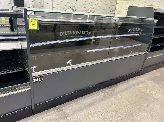 2019 HILL PHOENIX 8FT STRAIGHT GLASS DELI SERVICE CASE