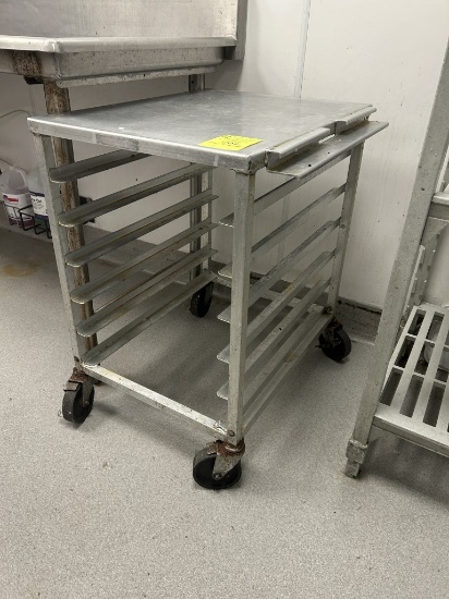 HALF SIZE CHANNEL RACK W/ STAINLESS TOP