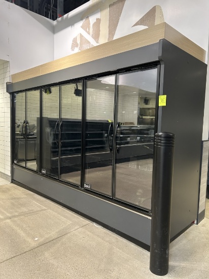 2019 HILL PHOENIX 12FT MULTIDECK CASE W/ MED TEMP DOORS