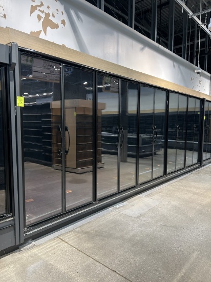 20FT RUN OF 2022 HILL PHOENIX MULTIDECK CASES W/ MED TEMP DOORS