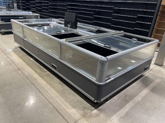 3 CASE SETUP OF 2019 ARNEG REMOTE COOLED DUAL TEMP BUNKER CASES