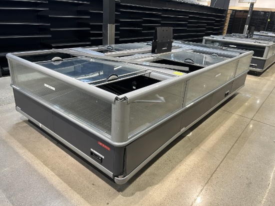 3 CASE SETUP OF 2019 ARNEG REMOTE COOLED DUAL TEMP BUNKER CASES