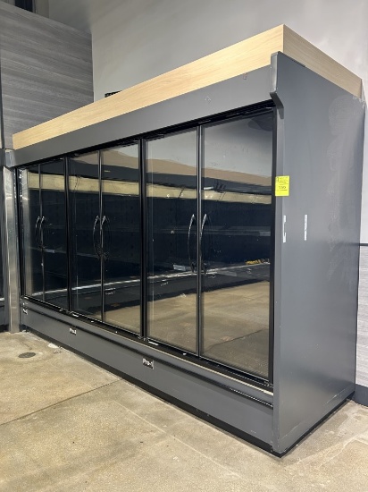 2019 HILL PHOENIX 12FT MULTIDECK CASE W/ MED TEMP DOORS