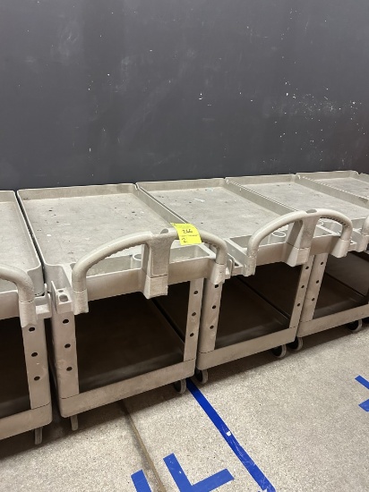 25IN X 42IN PLASTIC UTILITY CARTS