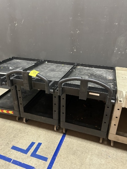25IN X 42IN PLASTIC UTILITY CARTS