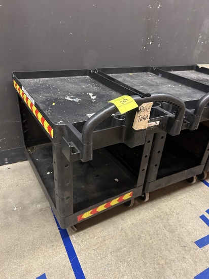 25IN X 42IN PLASTIC UTILITY CART