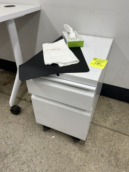 PORTABLE TWO DRAWER FILE CABINET