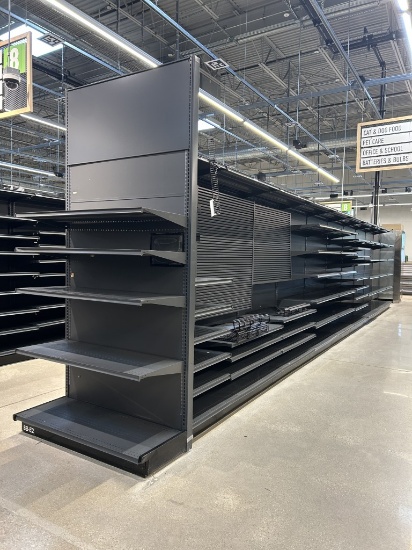 38ft Of Lozier Gondola Shelving