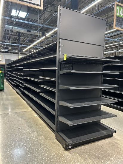 48ft Of Lozier Gondola Shelving