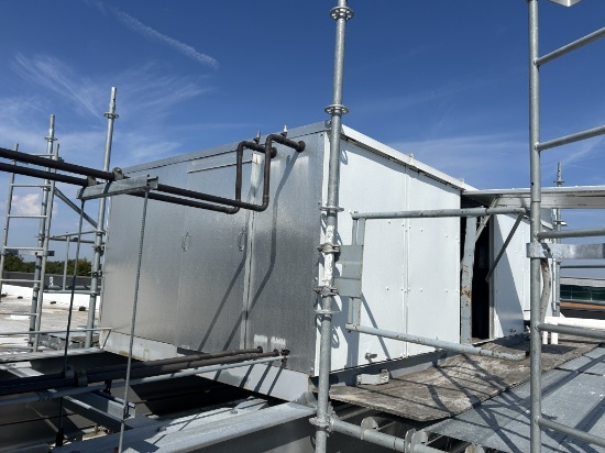 HILL PHOENIX 3 PUMP ROOFTOP COMPRESSOR RACK W/ HOUSING