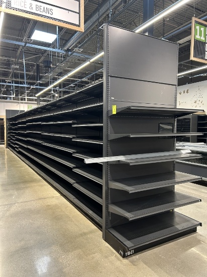 46ft Of Lozier Gondola Shelving