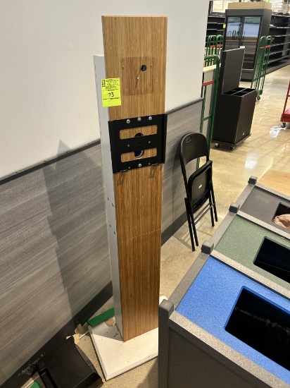 6FT TALL WOODEN MONITOR MOUNT AND STAND