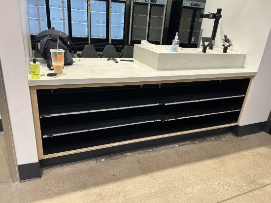 90in X 32in X 40in Customer Service Counter