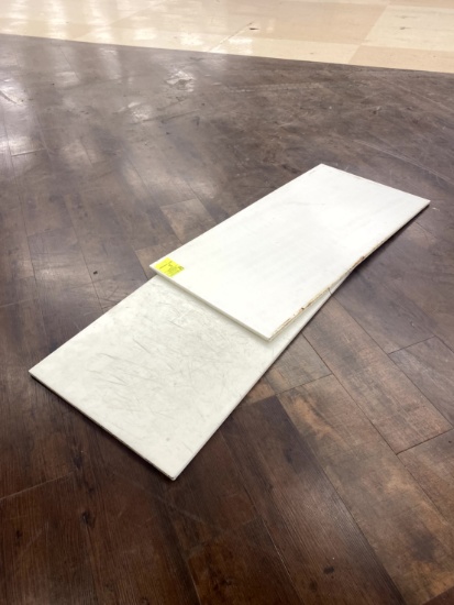 TWO PIECES OF POLY BOARD