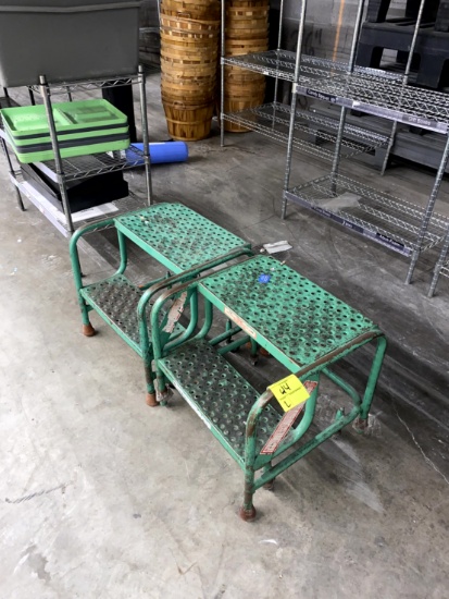 Green Step Stools