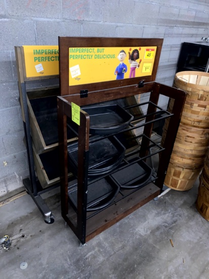 Wood Grab And Go Merchandisers