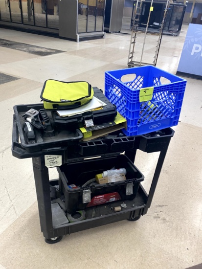 Cart With Assorted Tools