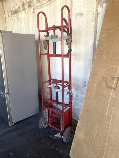 Red Adjustable Hand Truck With Strap