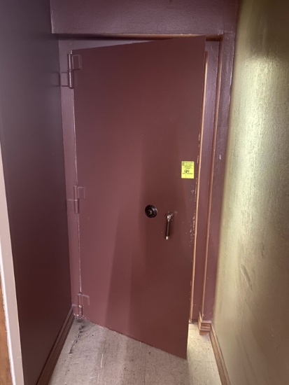 Smna Vintage Fire Insulated Vault Door Without Combo