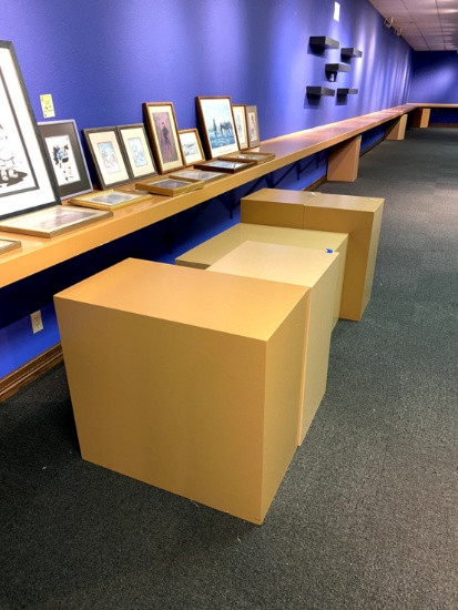 Wood Art Display Pedestals