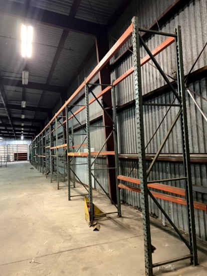 TWENTY SECTIONS OF PALLET RACKING