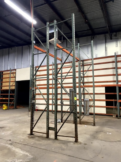 TWO SECTIONS OF RACKING