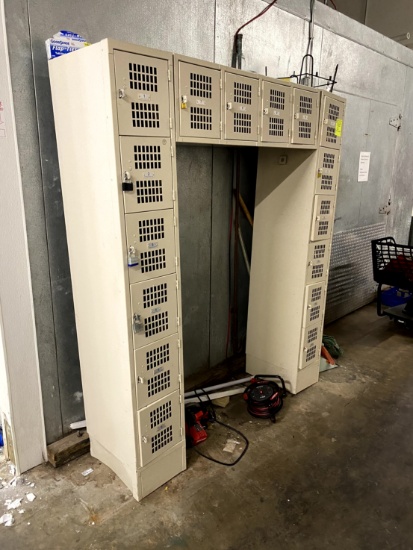 16 Door Metal Employee Locker
