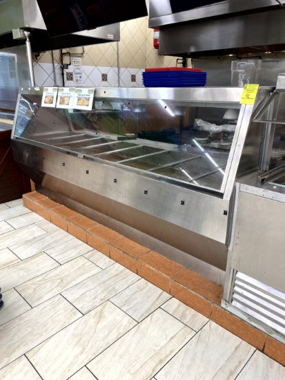 Unmarked Hot Food Service Bar