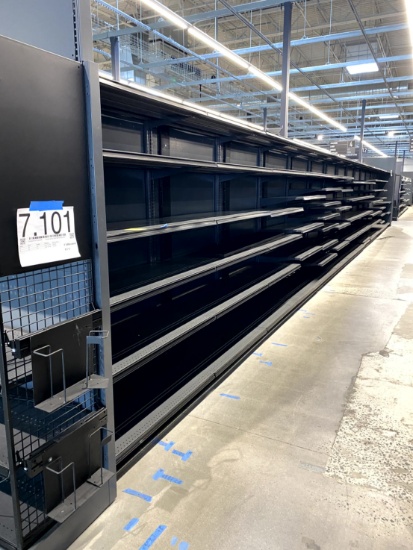 56FT RUN OF LOZIER SHELVING